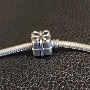 PANDORA Sterling Silver Present Charm
